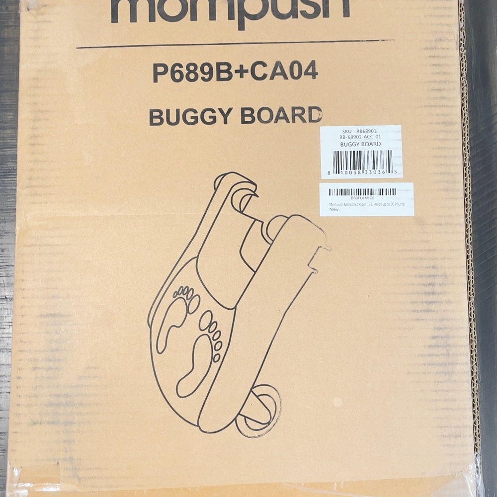 Black Stroller Accessory Board